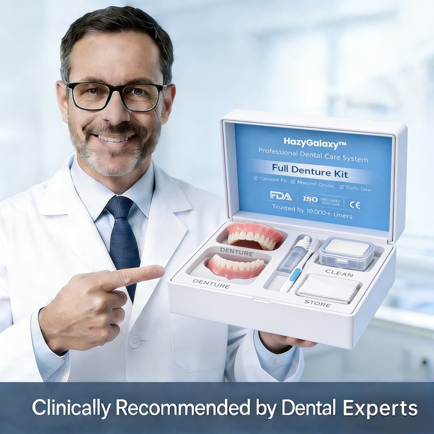 ⭐HazyGalaxy™ Custom-Fit Dentures ⏰ ENDS TODAY   70% OFF | Smile with Confidence