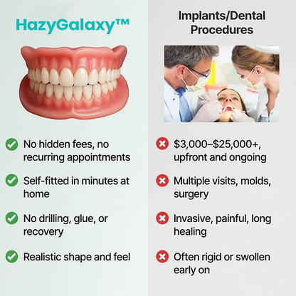 ⭐HazyGalaxy™ Custom-Fit Dentures ⏰ ENDS TODAY   70% OFF | Smile with Confidence