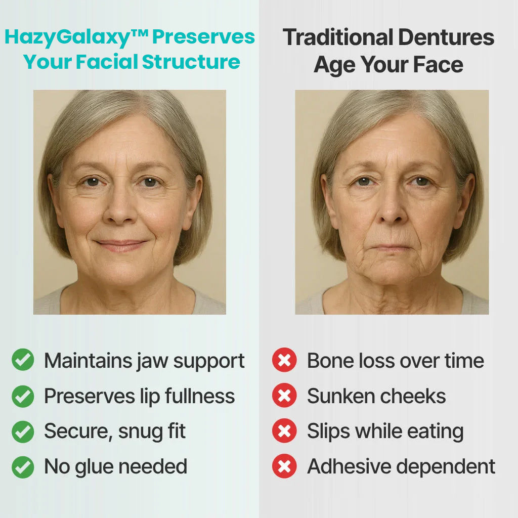 ⭐HazyGalaxy™ Custom-Fit Dentures ⏰ ENDS TODAY   70% OFF | Smile with Confidence
