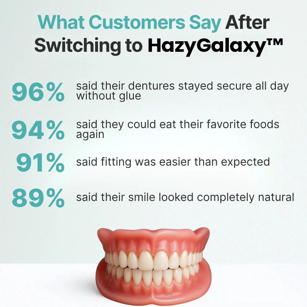 ⭐HazyGalaxy™ Custom-Fit Dentures ⏰ ENDS TODAY   70% OFF | Smile with Confidence