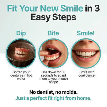 ⭐HazyGalaxy™ Custom-Fit Dentures ⏰ ENDS TODAY   70% OFF | Smile with Confidence